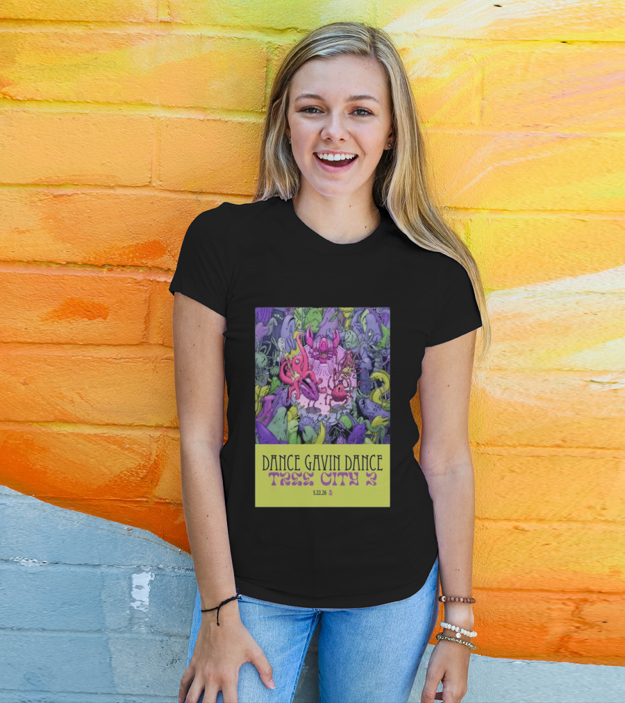 Dance Gavin Dance Tree City 2 May 22 2026 Concert T-Shirt