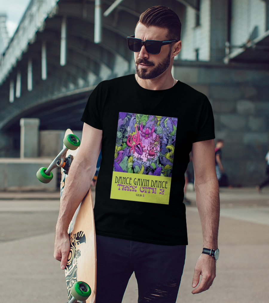 Dance Gavin Dance Tree City 2 May 22 2026 Concert T-Shirt