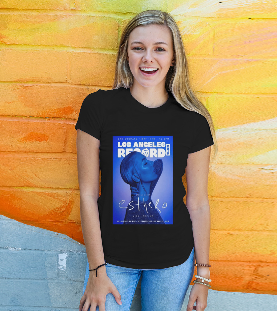 Los Angeles Record Fair May 17 Special Guest Esthero Vinyl Pop Up Arts District Brewing T-Shirt