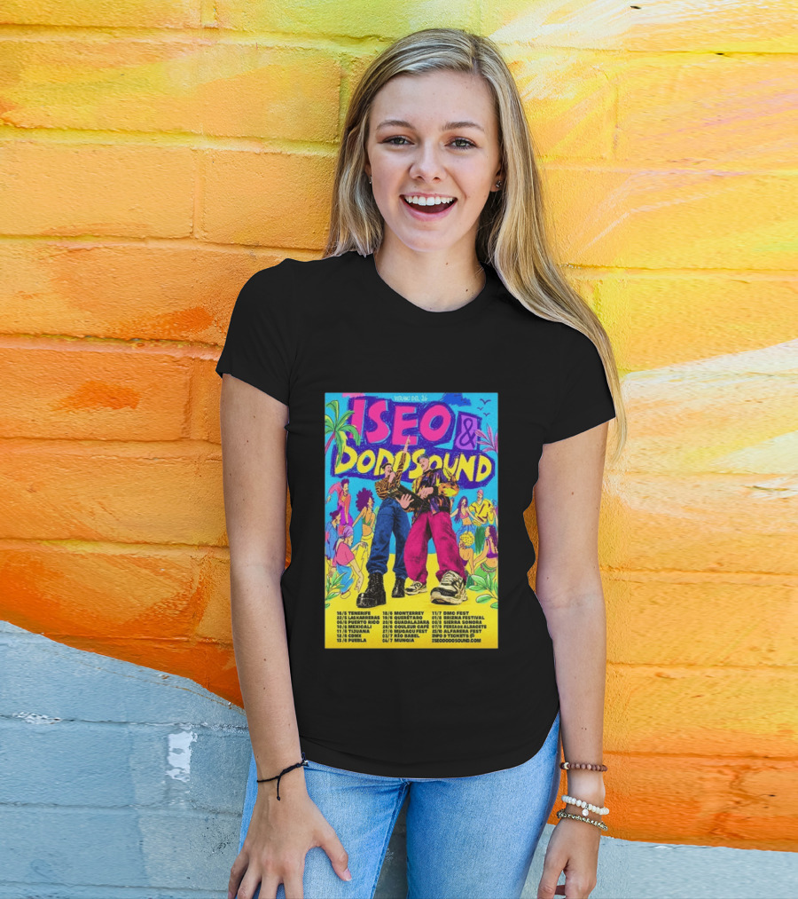 Iseo Dodosound Verano Tour 2026 Tenerife Guadalajara Zaragoza Fiesta T-Shirt