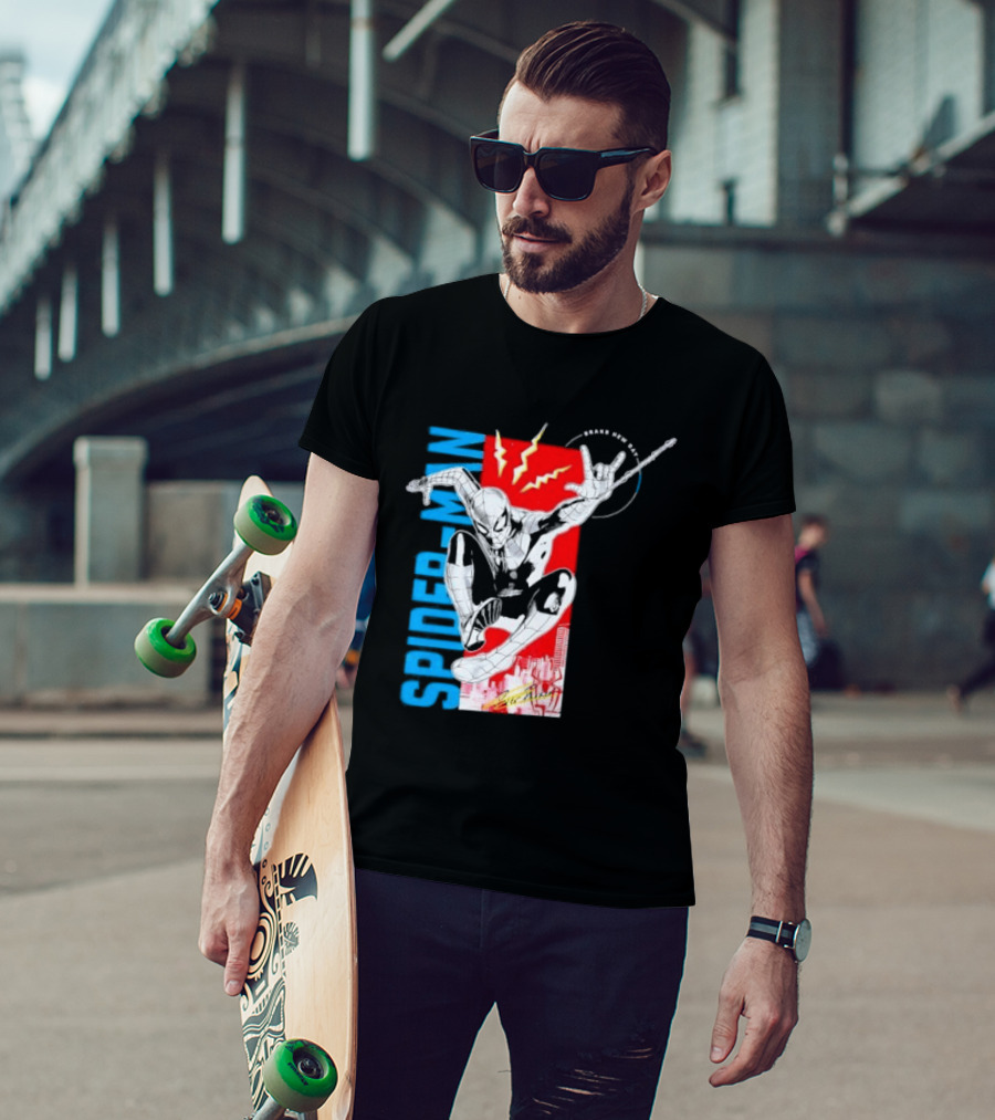 Spider Man Web Slinging Marvel Universe Brand New Day T-Shirt