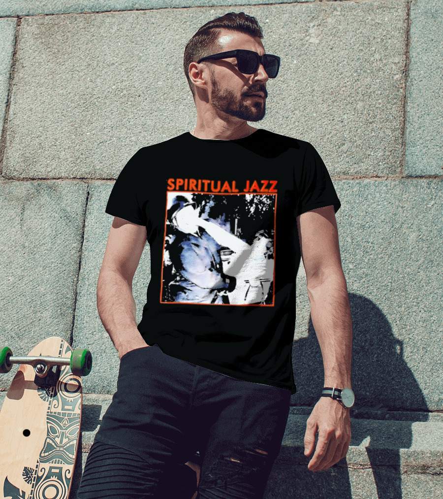 Spiritual Jazz Horn Player Watercolor T-Shirt