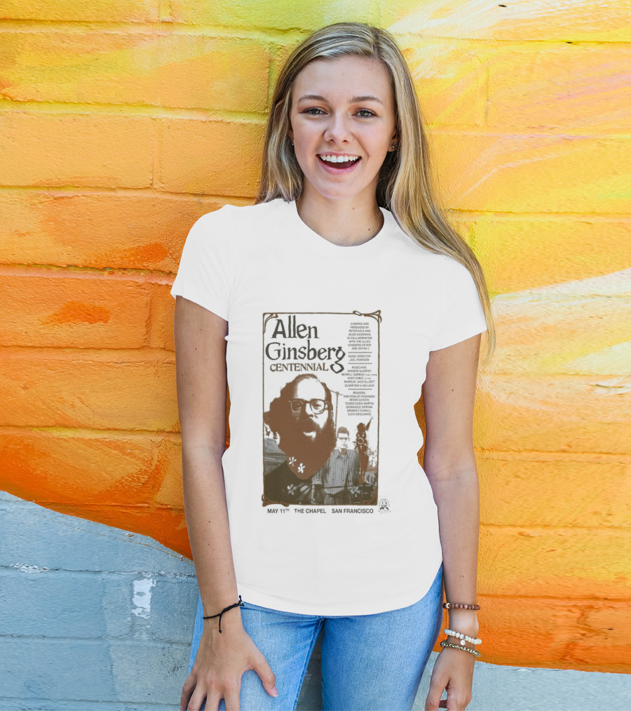 Allen Ginsberg Centennial May 11 2026 The Chapel San Francisco Event T-Shirt