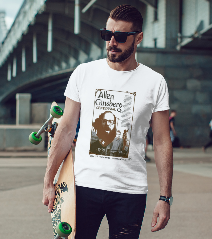Allen Ginsberg Centennial May 11 2026 The Chapel San Francisco Event T-Shirt