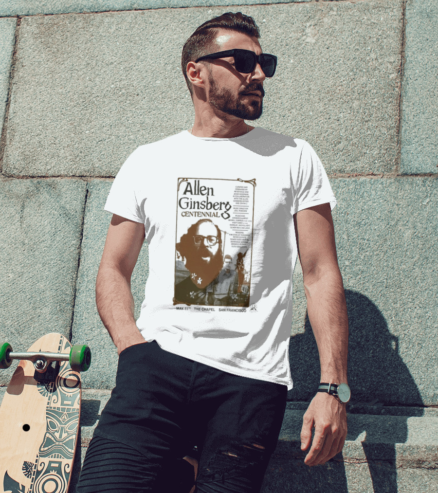 Allen Ginsberg Centennial May 11 2026 The Chapel San Francisco Event T-Shirt