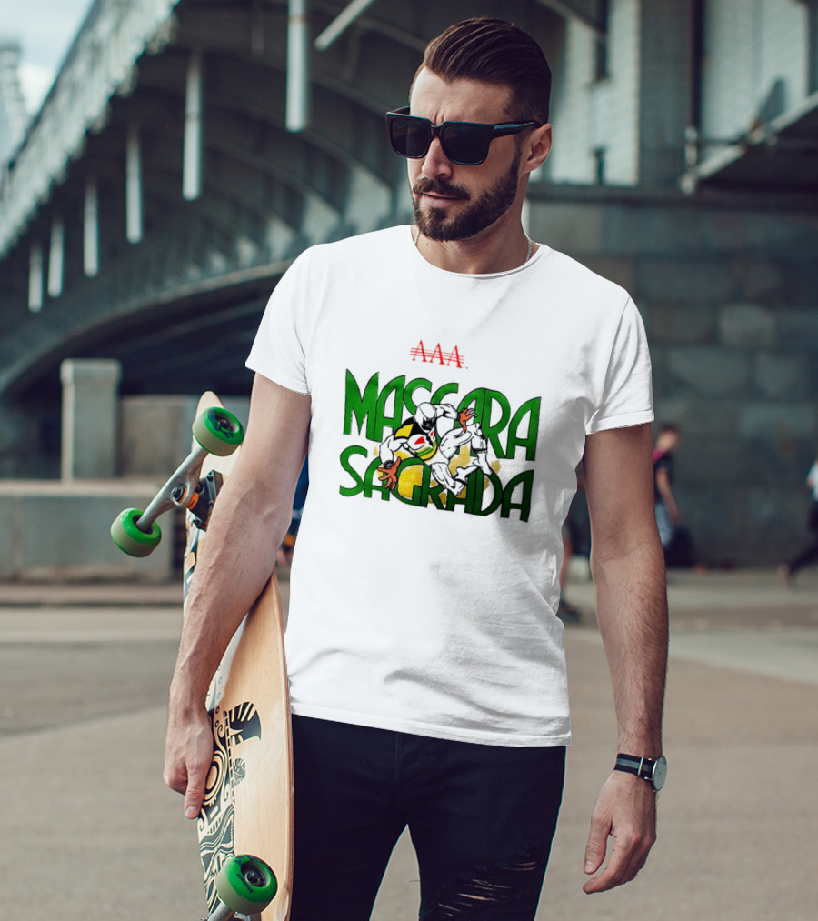 Máscara Sagrada AAA Lucha Libre Mexican Wrestling Hero T-Shirt