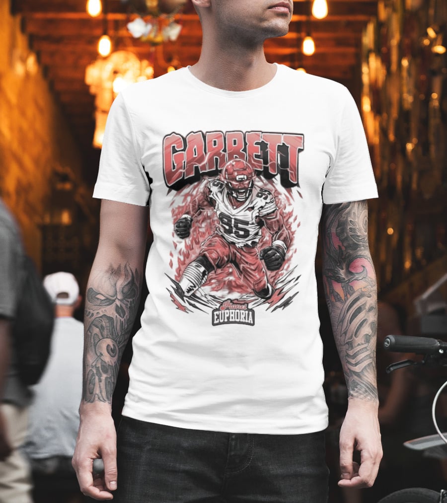 Garrett Inferno Hysteria Fiery Football Warrior T-Shirt