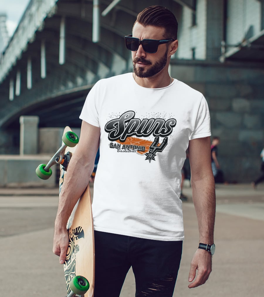 San Antonio Spurs Basketball Men's '47 Brand Evergreen Enfield Core T-Shirt