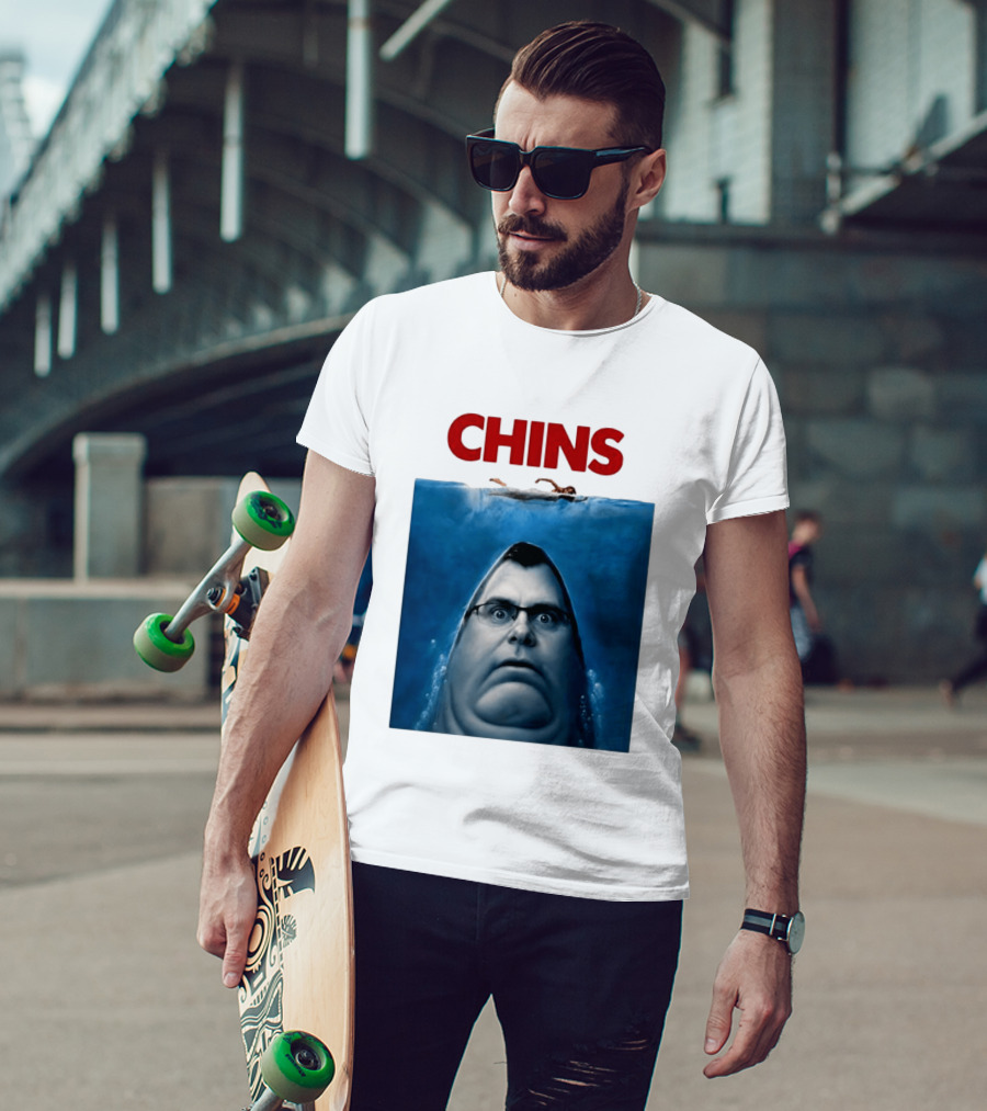 Chins X Jaws Movie T-Shirt