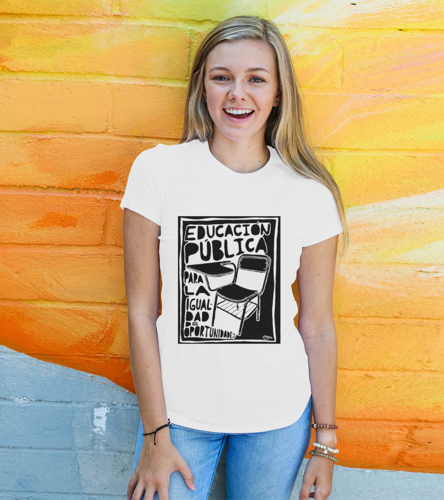 Educación Pública Para La Igualdad De Oportunidades Escolaridad Inclusiva T-Shirt