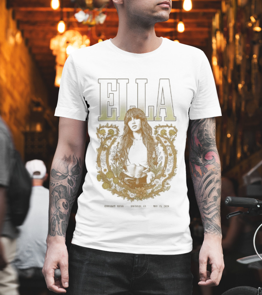 Ella Langley Enmarket Arena Savannah Georgia May 15 2026 Dandelion Tour T-Shirt