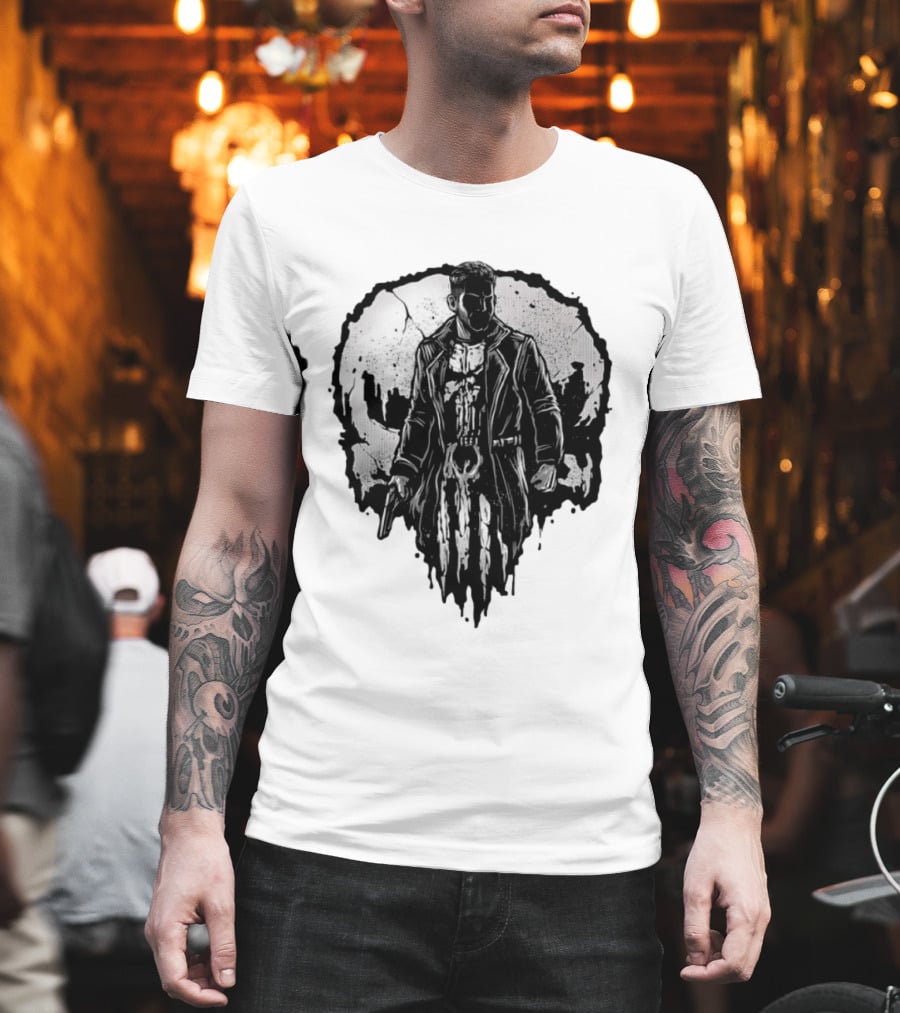 He Who Punishes Skull Emblem Marvel Comics T-Shirt