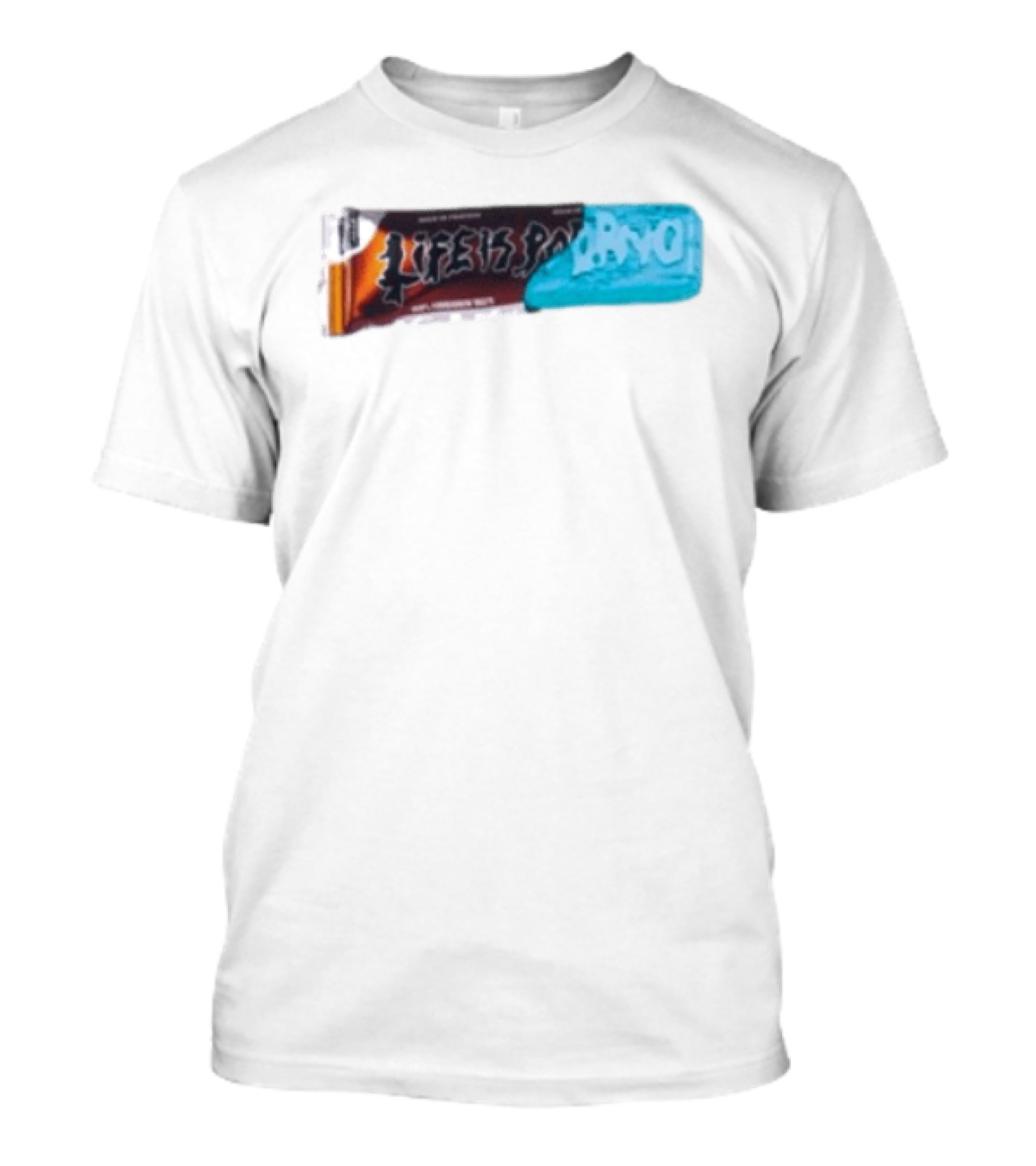 Life Is Porno Protein Bar Wrapper T-Shirt