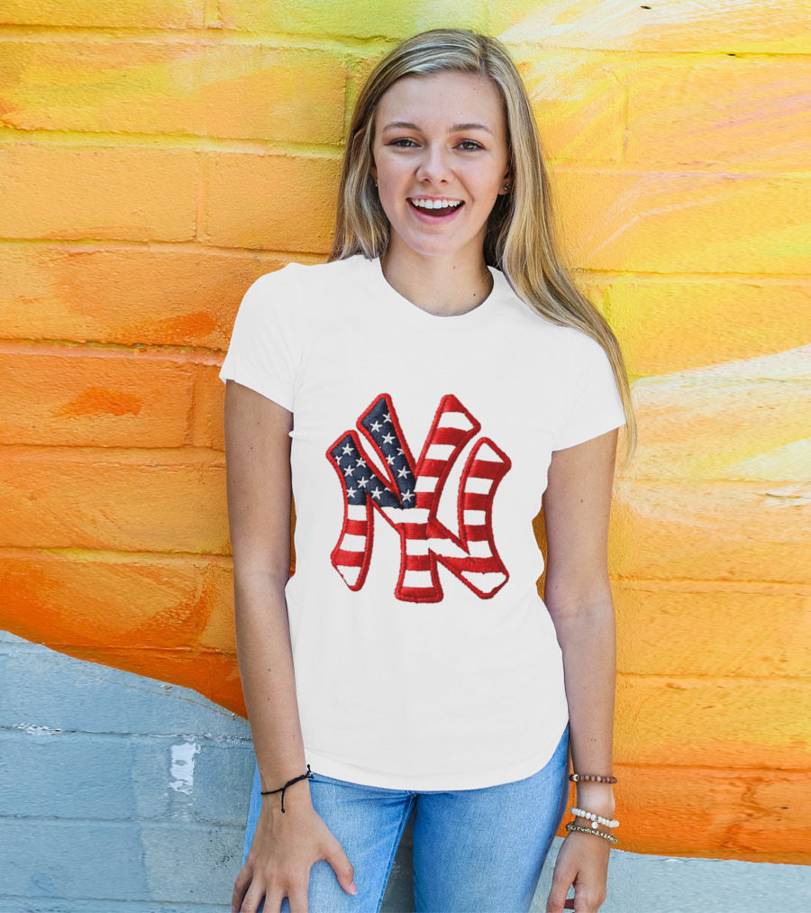 Yankees 4th Of July Stars And Stripes NY 2026 Giveaway T-Shirt