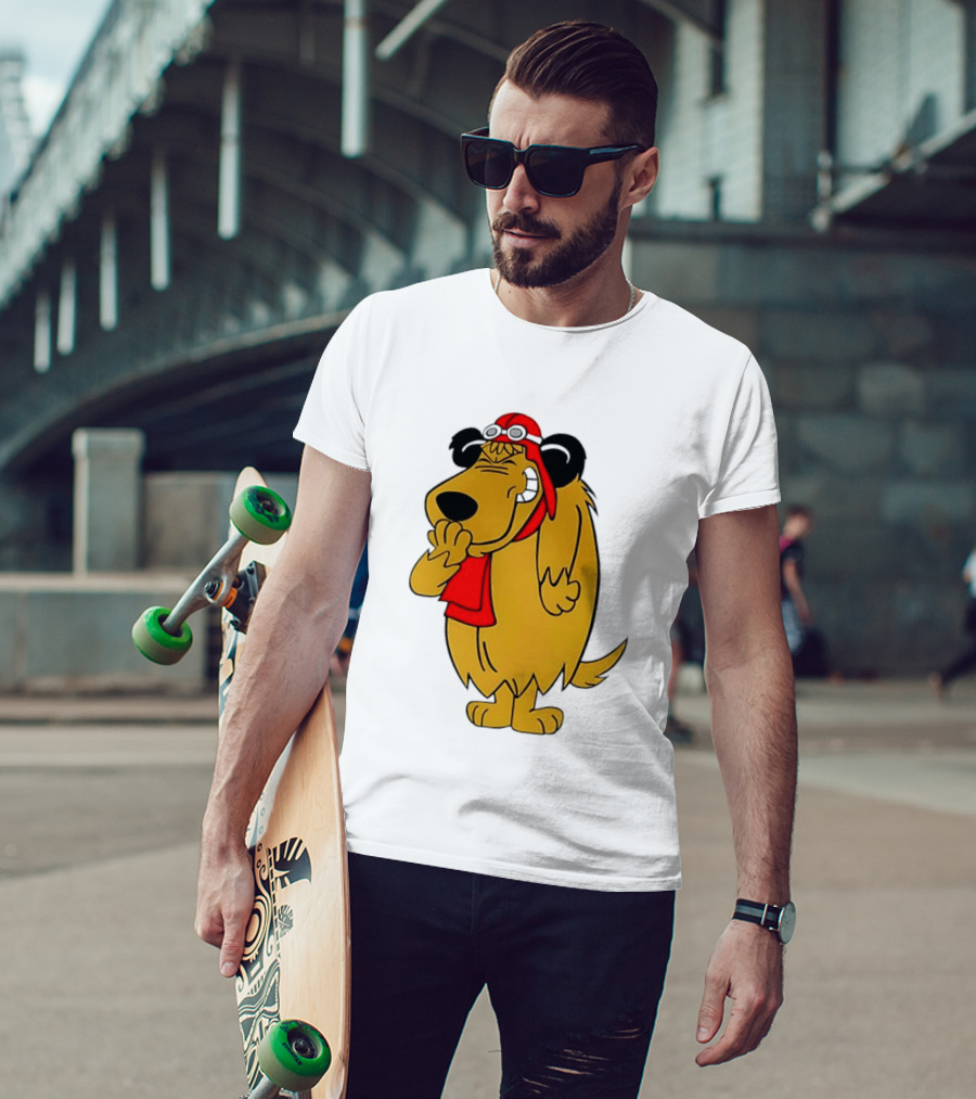 Muttley Dog Wacky Races Cartoon T-Shirt