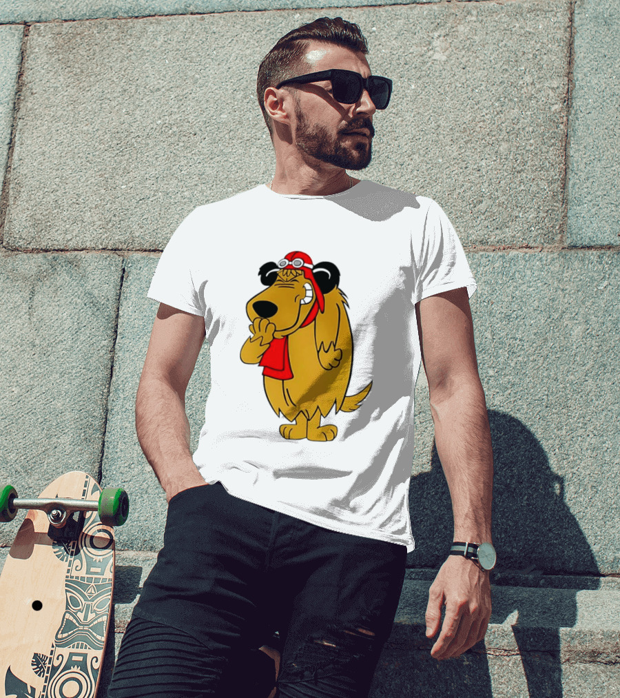 Muttley Dog Wacky Races Cartoon T-Shirt