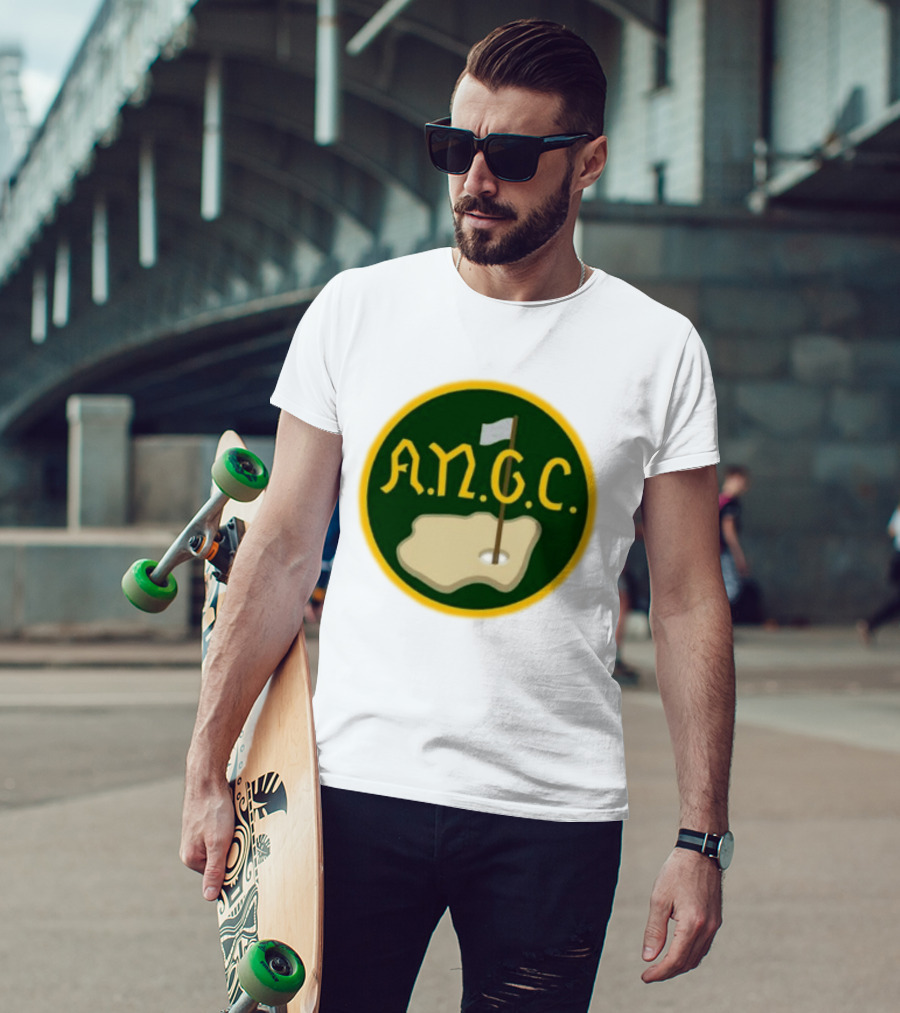 Cameron Young ANGC Golf Emblem Circular Crest T-Shirt