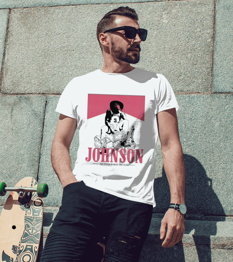 Keldon Johnson San Antonio Spurs 2026 Sixth Man Of The Year Johnson T-Shirt