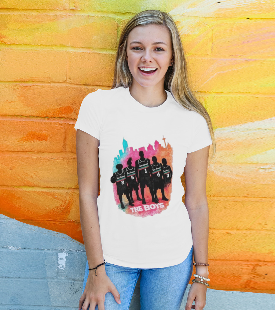 San Antonio Splash Hoops Skyline The Boys T-Shirt
