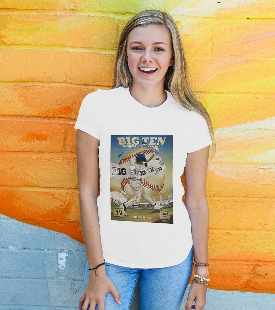 Big Ten Baseball Tournament 2026 Omaha May 19 24 T-Shirt