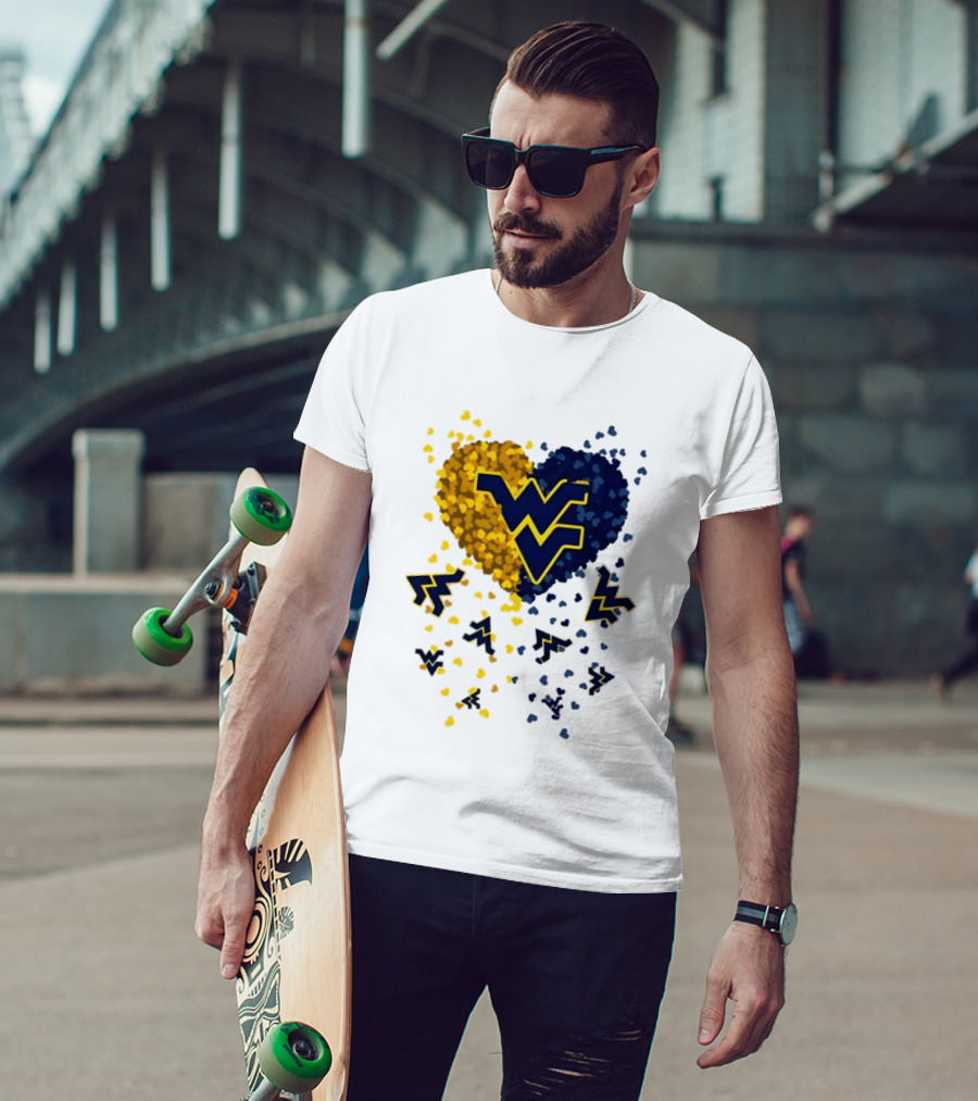 Heart Of West Virginia Mountaineers WV Football 2026 T-Shirt