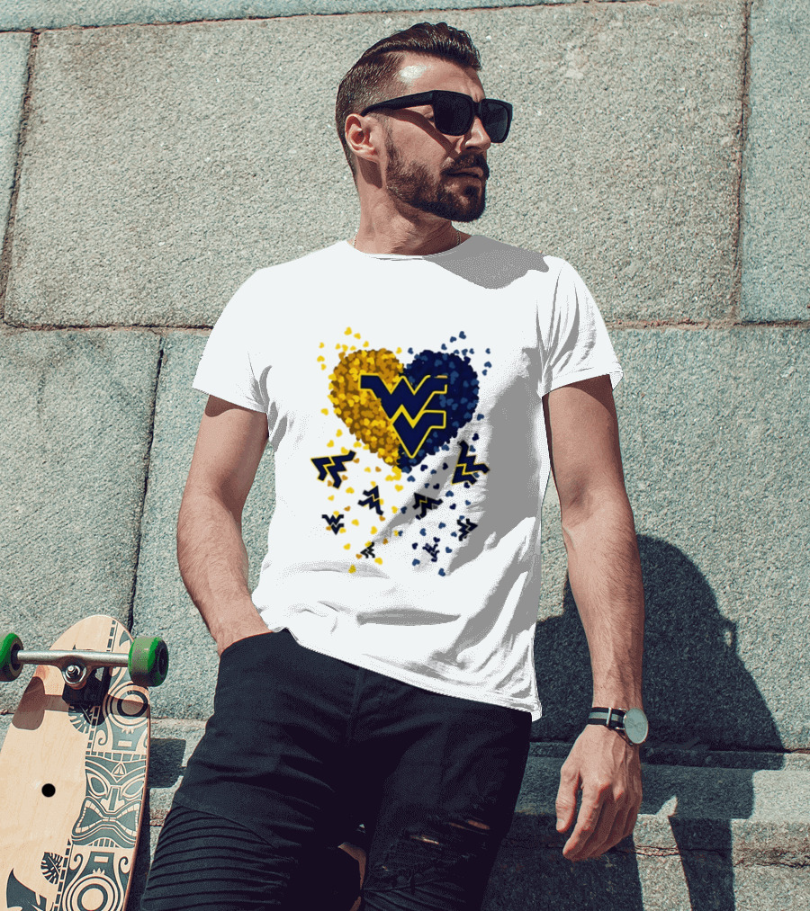 Heart Of West Virginia Mountaineers WV Football 2026 T-Shirt