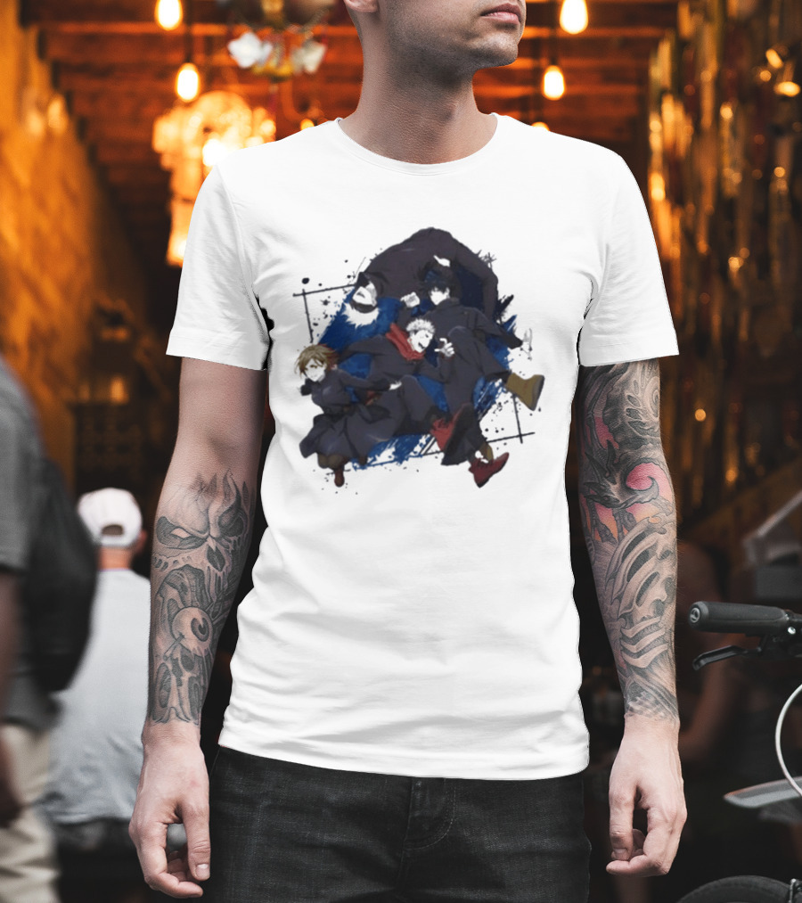 Jujutsu Kaisen Characters Dynamic Illustration 2026 Concert T-Shirt
