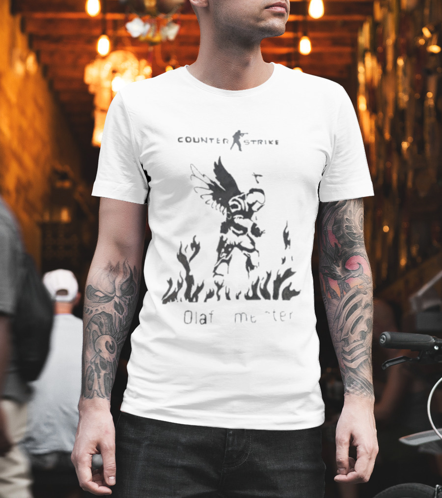 Counter Strike Olaf Meister Wings And Flames T-Shirt