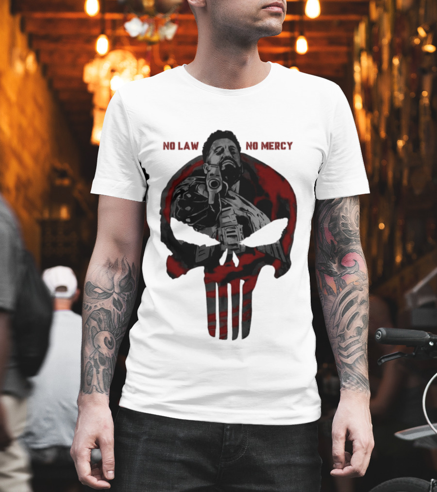 No Law No Mercy Skull Of Terror The Punisher Marvel Universal T-Shirt
