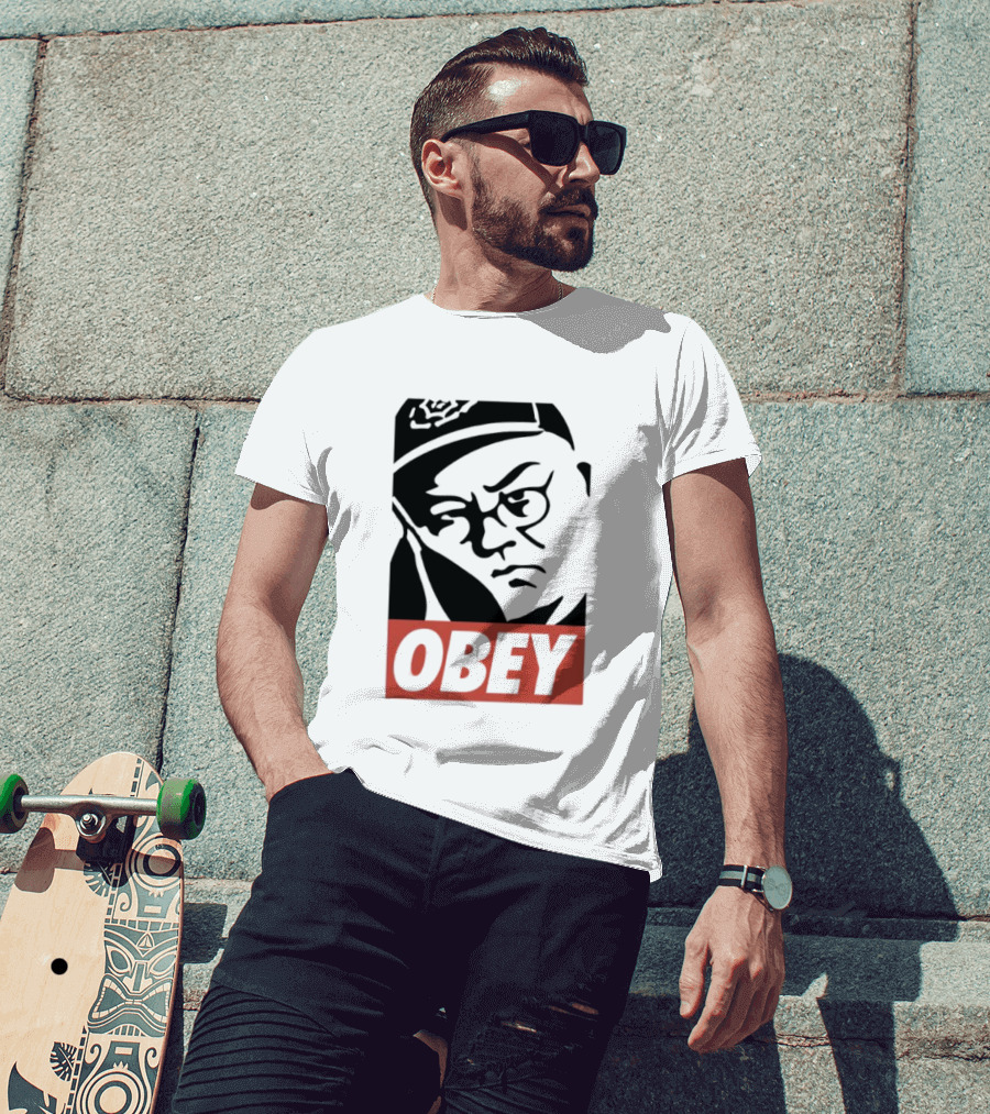 Obey Giant Face Shepard Fairey Street T-Shirt