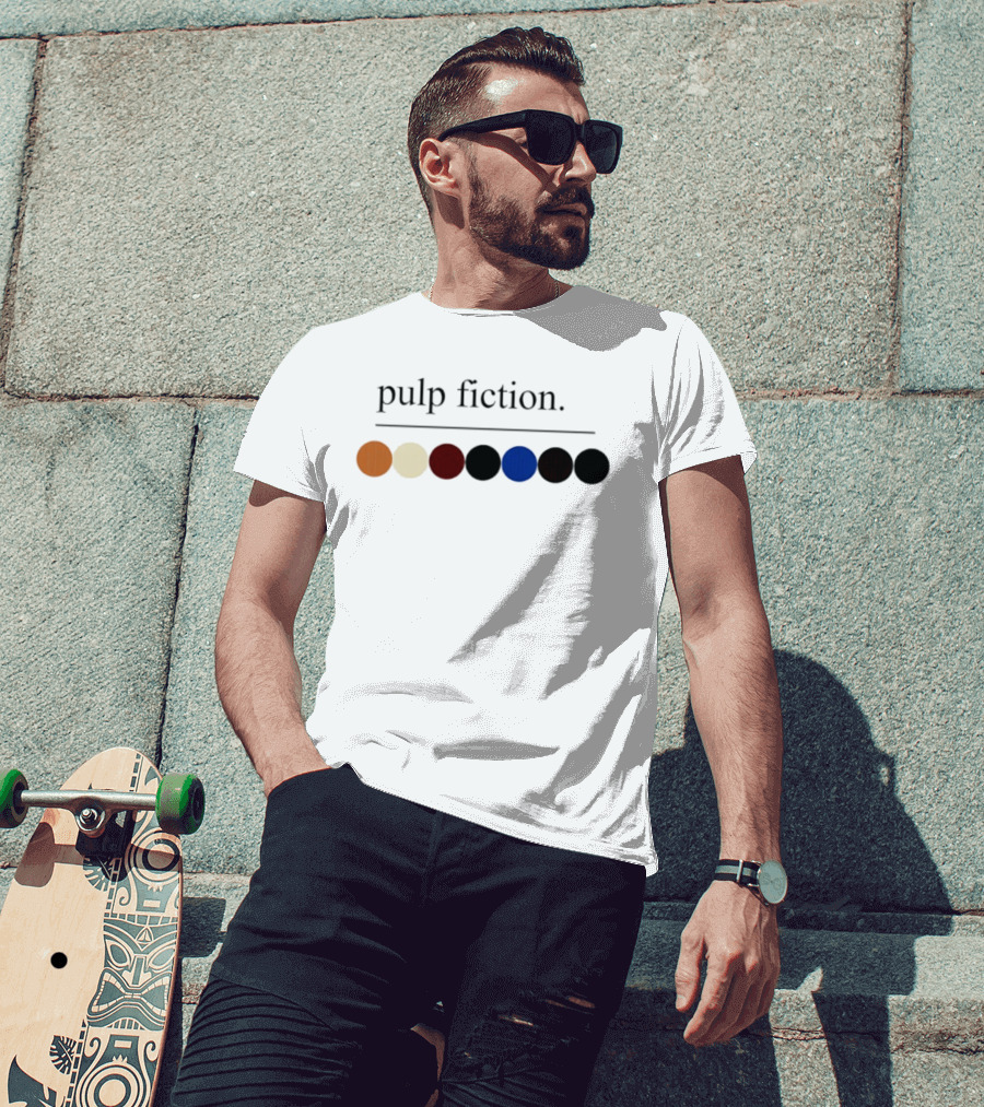 Pulp Fiction Colored Circles T-Shirt