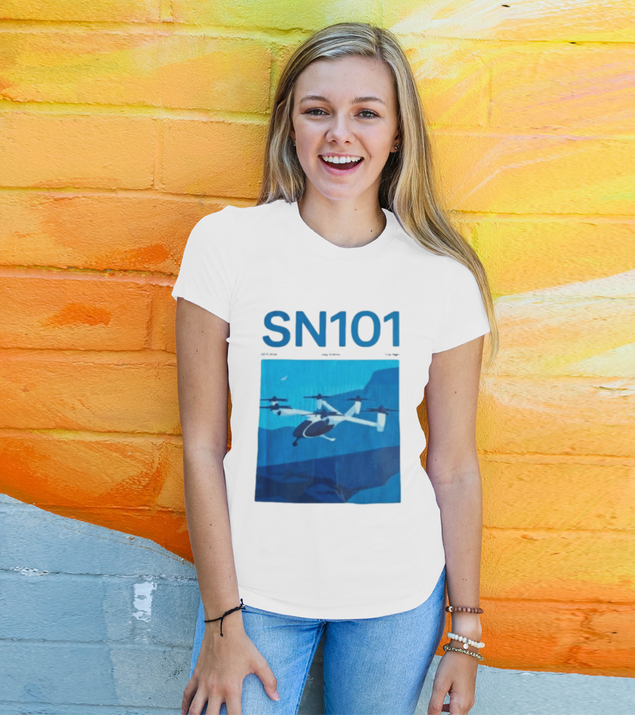 SN101 Joby Aviation First Flight Electric Air Taxi Innovation T-Shirt