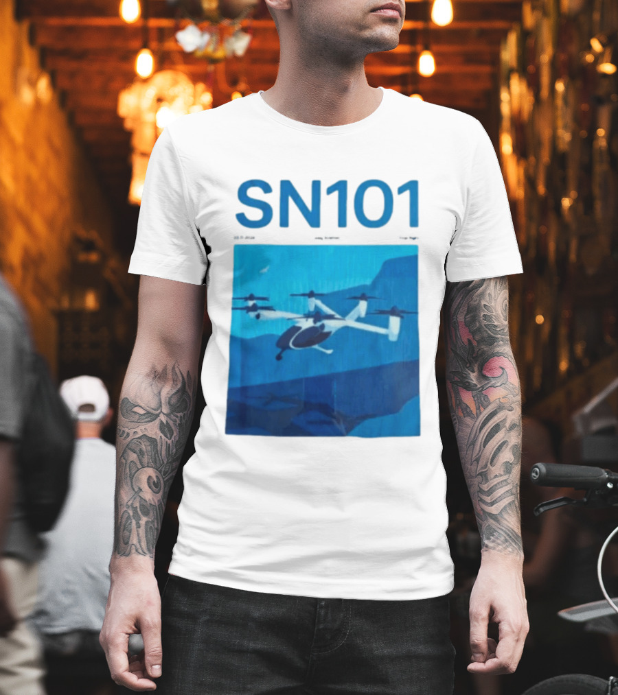 SN101 Joby Aviation First Flight Electric Air Taxi Innovation T-Shirt