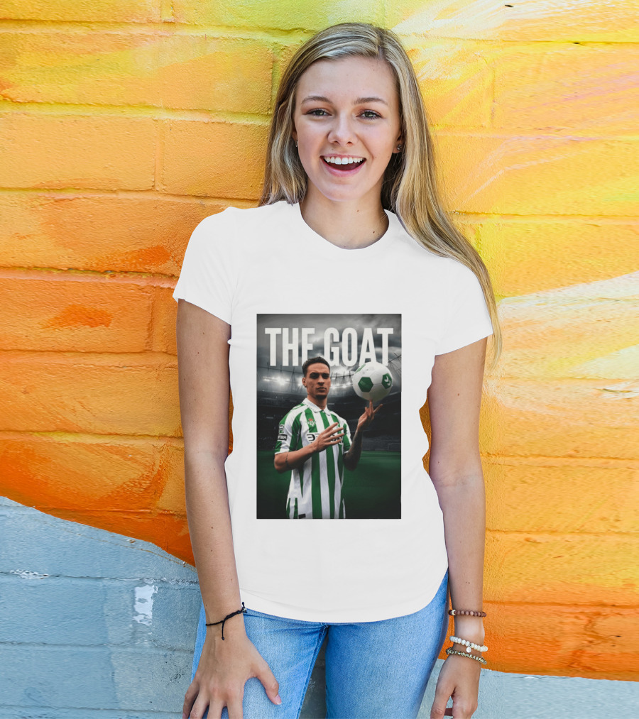 Antony Real Betis FC The Goat Soccer 2026 T-Shirt