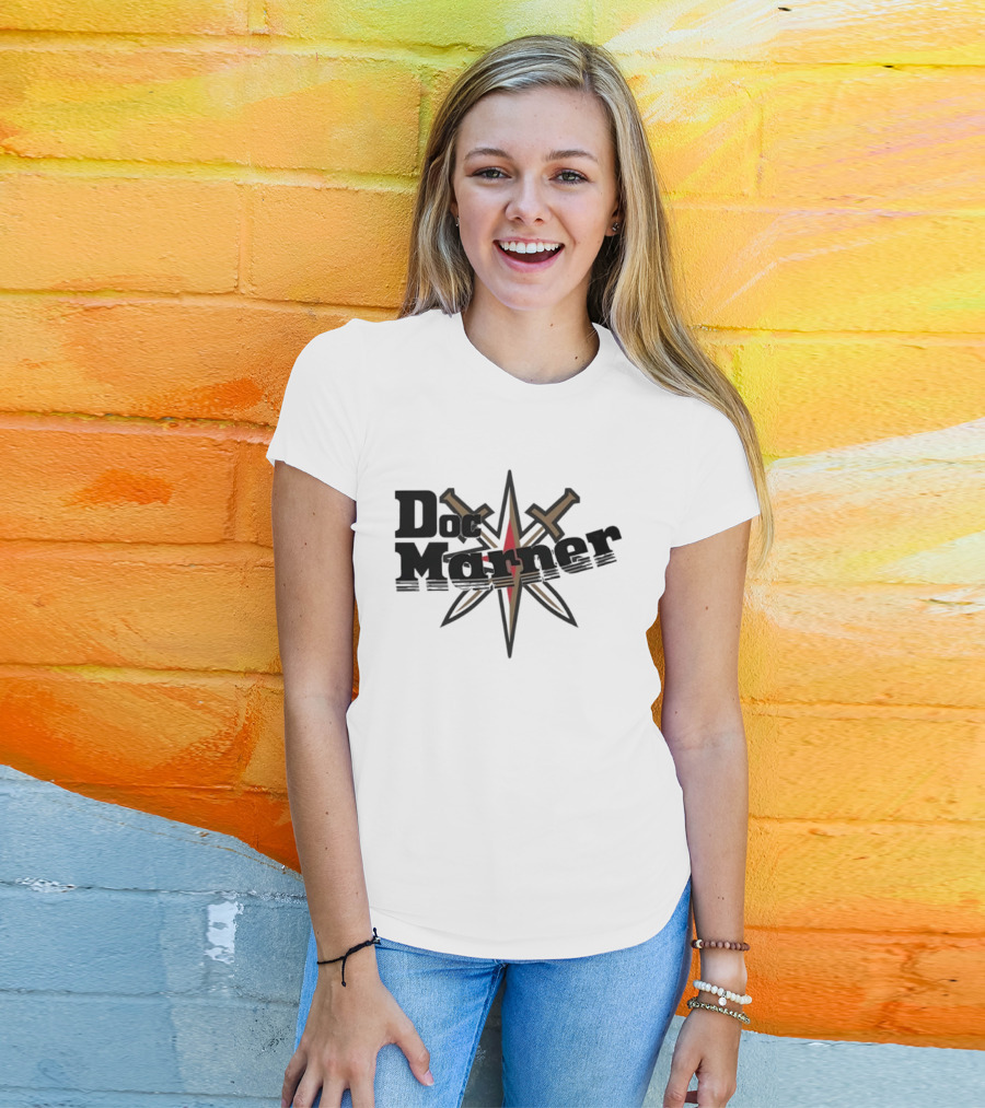 Doc Marner Vegas Golden Knights Hockey Sword T-Shirt