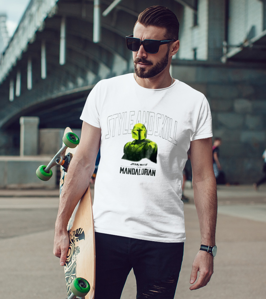 Star Wars The Mandalorian Style And Skill T-Shirt