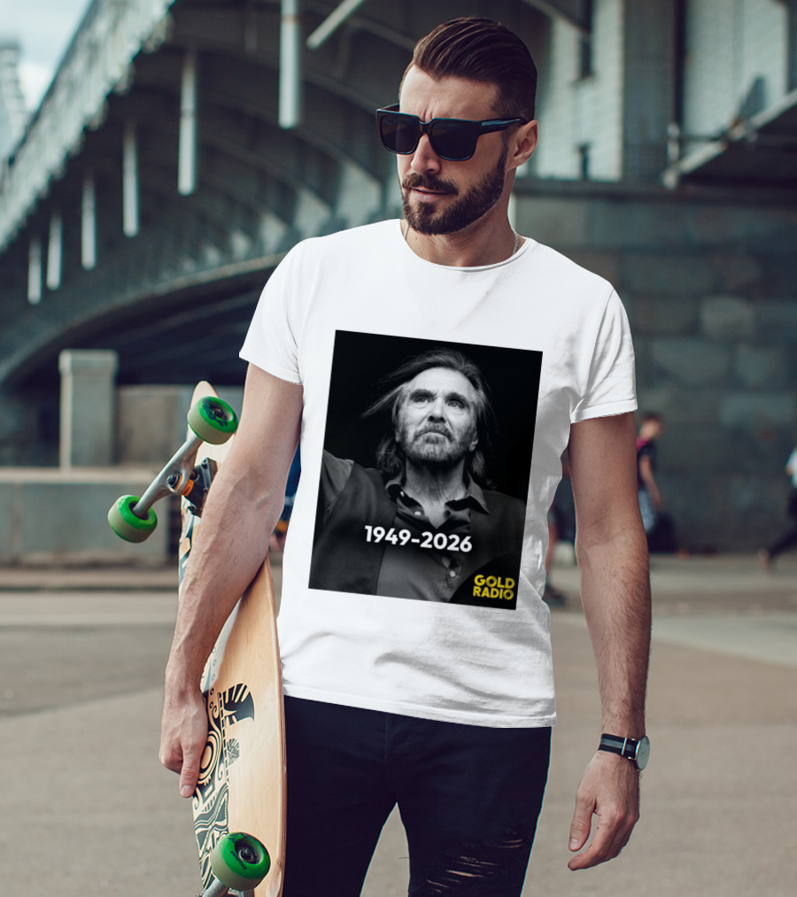 Dr Hook Singer Dennis Locorriere 1949 2026 Gold Radio T-Shirt