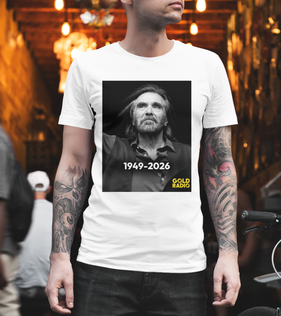 Dr Hook Singer Dennis Locorriere 1949 2026 Gold Radio T-Shirt