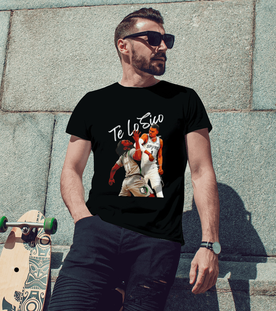 San Antonio Spurs Basketball Te Lo Sico Wemby Elbow Reid T-Shirt