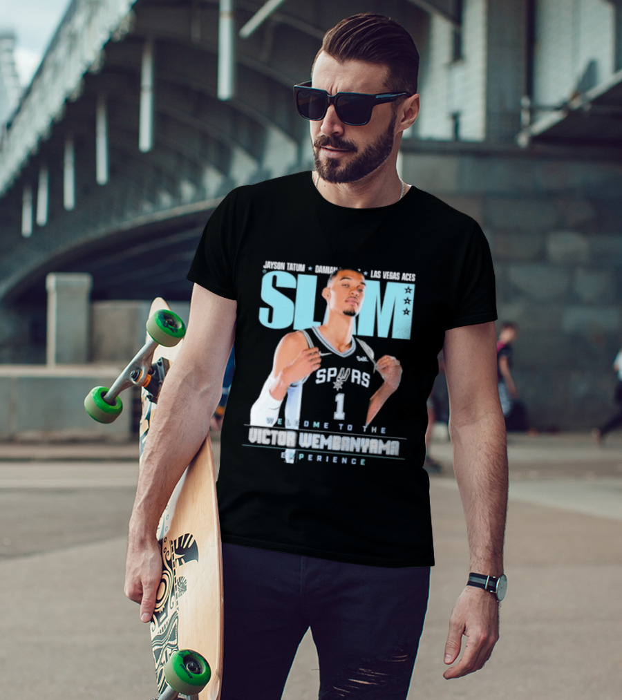 SLAM Victor Wembanyama Spurs Experience Welcome T-Shirt