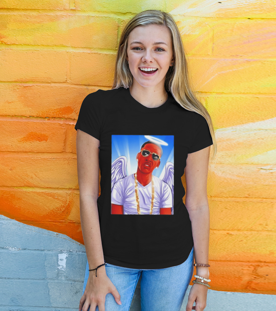 Young Dolph Angel Wings Halo Hip Hop Rap T-Shirt