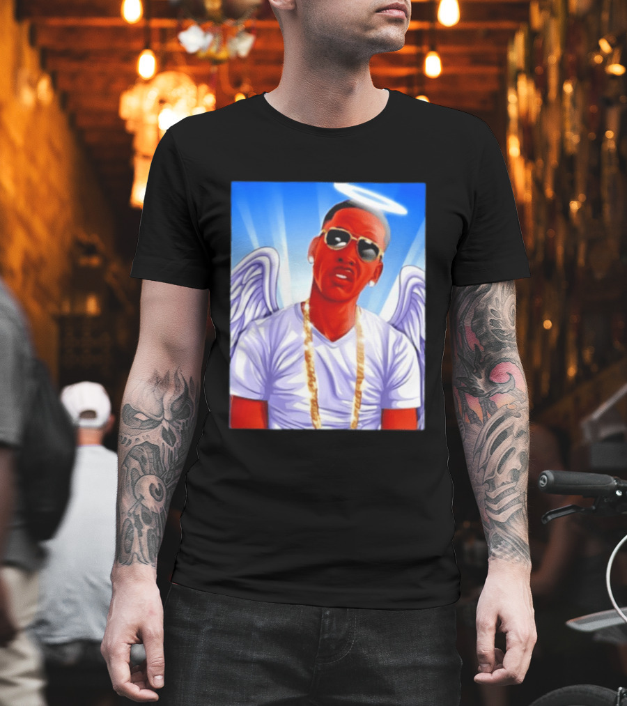 Young Dolph Angel Wings Halo Hip Hop Rap T-Shirt