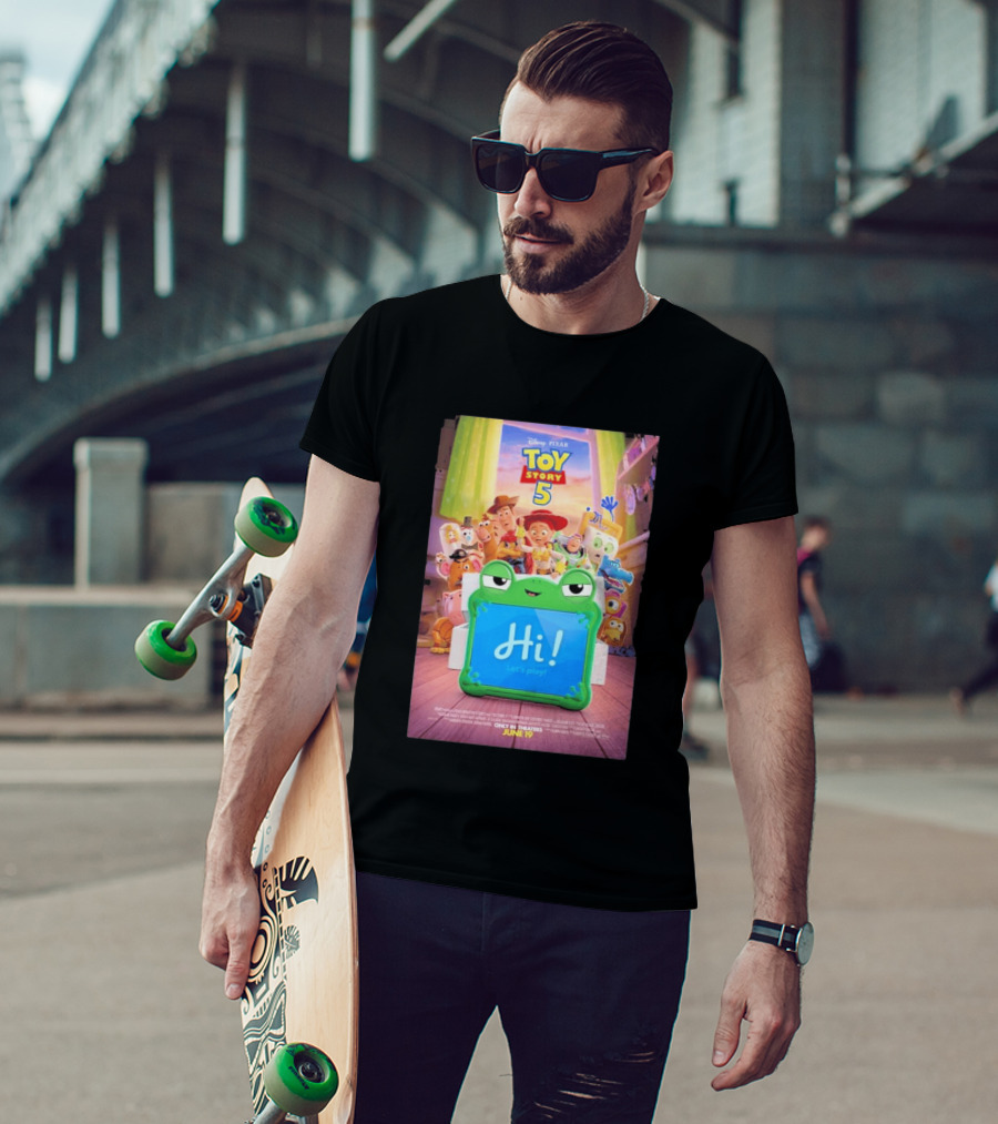Disney Pixar Toy Story 5 Hi! Let's Play In Theaters June 19 Playtime Has A New Look T-Shirt