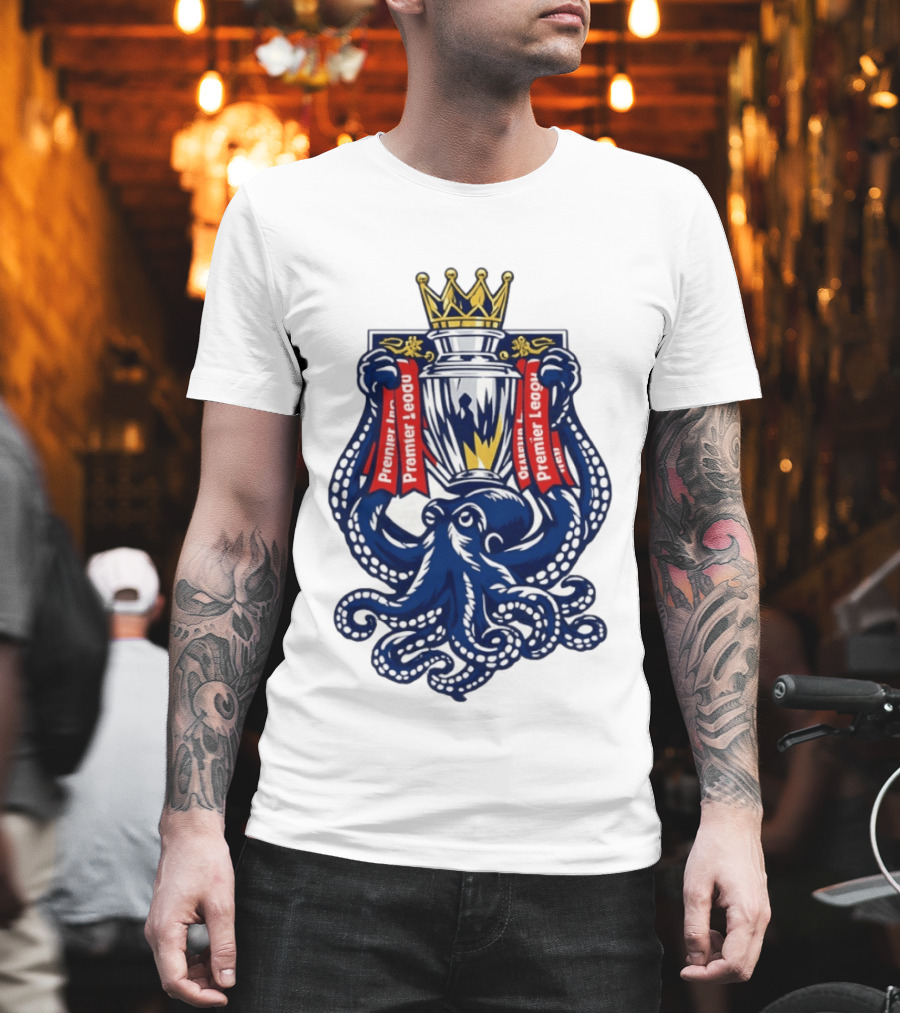 Octopus Holding Premier League Trophy Arsenal 2026 T-Shirt