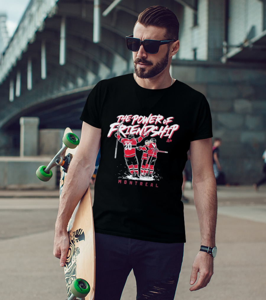 The Power Of Friendship Cole Caufield Nick Suzuki Juraj Slafkovsky Montreal T-Shirt
