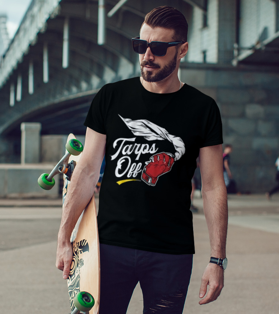 St. Louis Baseball Tarps Off Red Chair Sports Fan T-Shirt