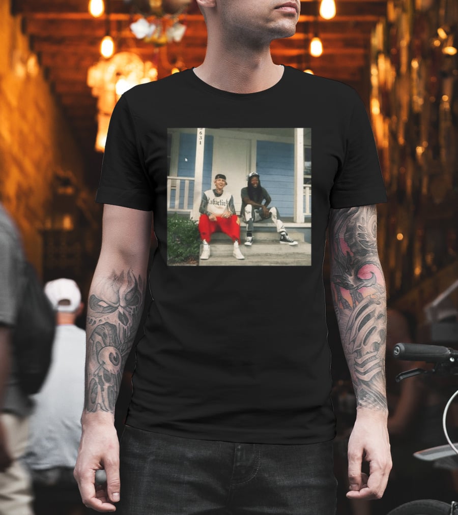 Machine Gun Kelly MGK X Wiz Khalifa Blog Era Boyz Mixtape Cover 3631 T-Shirt