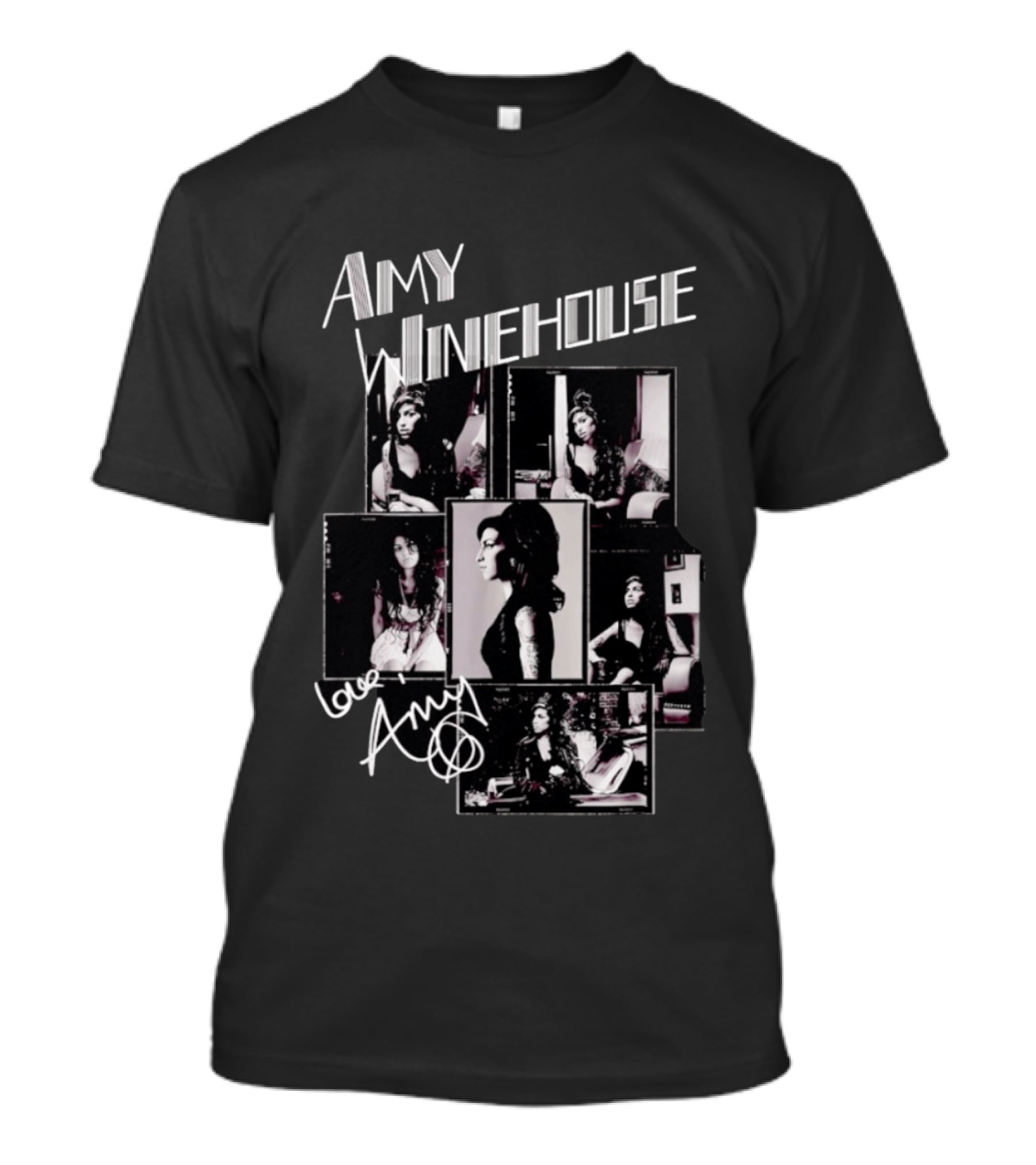 Amy Winehouse Photo Collage Love Amy T-Shirt