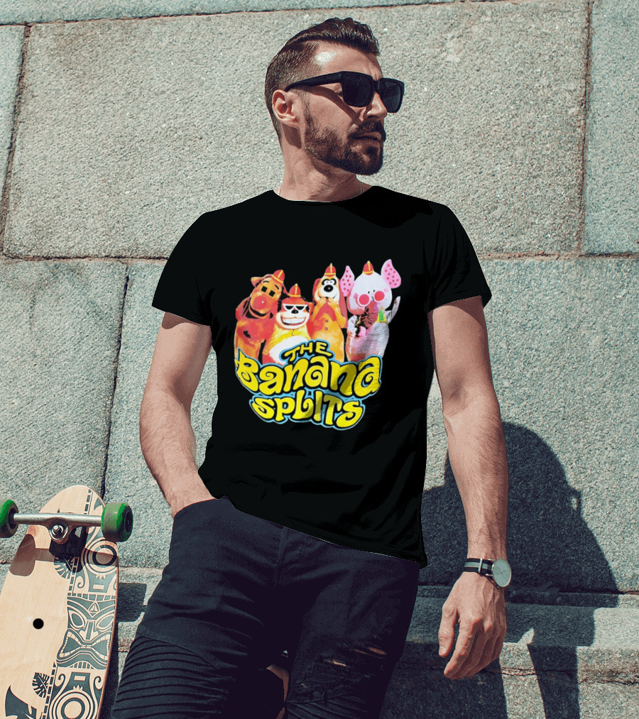 The Banana Splits Characters Hanna Barbera Retro Animation Series T-Shirt