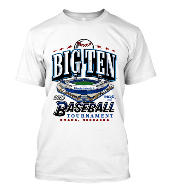 2026 Big Ten Baseball Tournament Omaha Nebraska T-Shirt